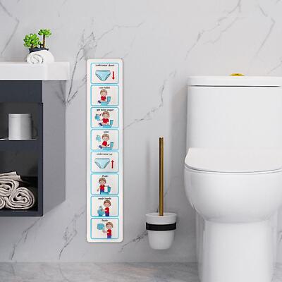 Visual Schedule Education Toilet Training Chart for Home Homeschool