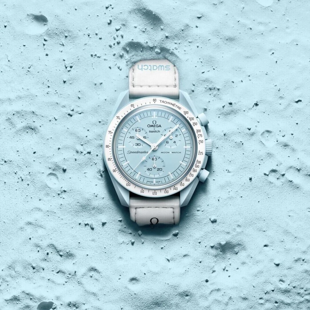 TWO 2 NEW OMEGA SWATCH SPEEDMASTER MOONSWATCH MISSION URANUS MOON WATCH FREE SHP