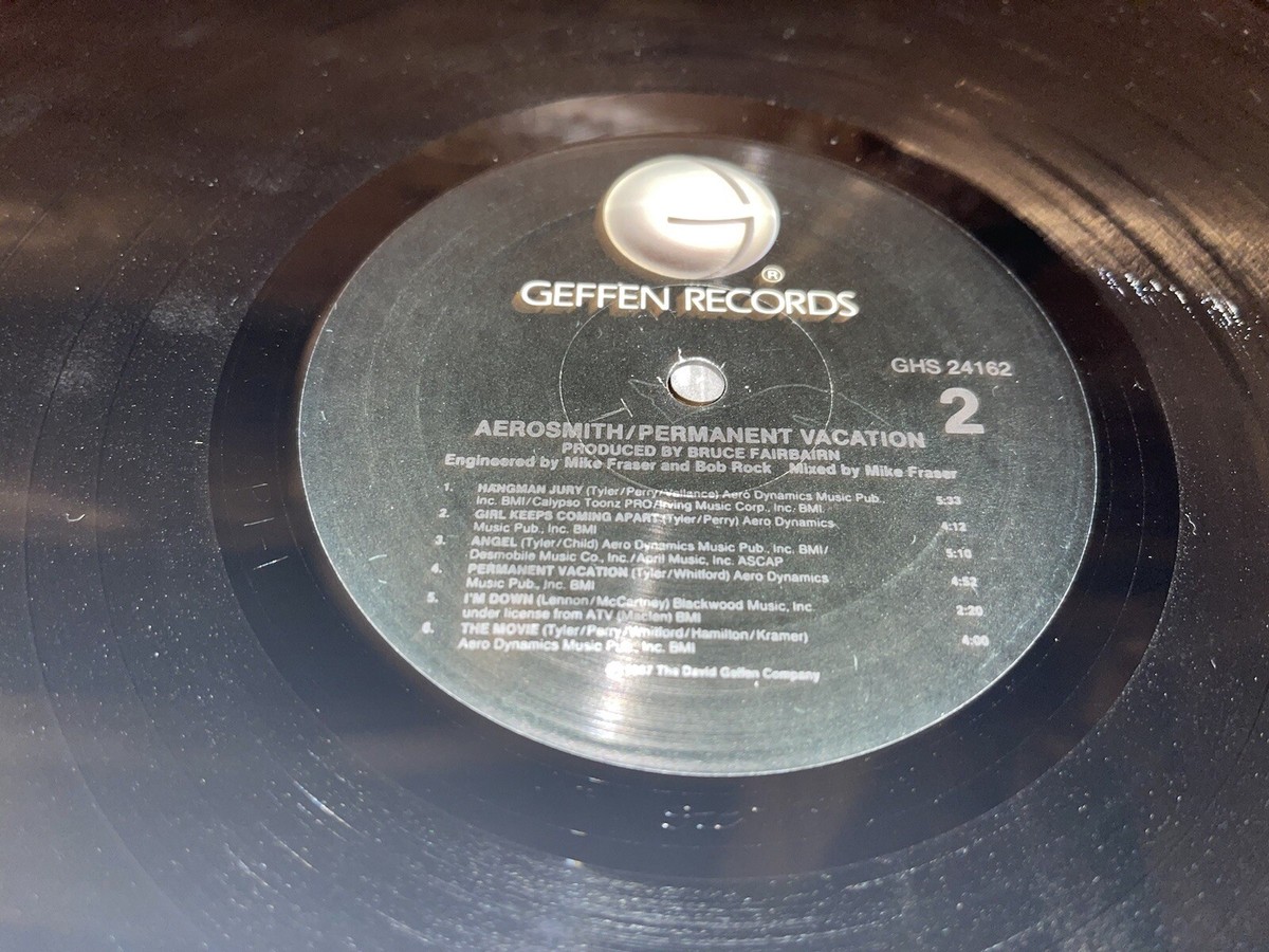 Aerosmith - Permanent Vacation - Used Vinyl Record - GHS