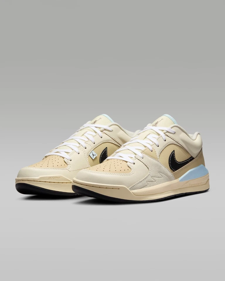 Nike Jordan Stadium 90 Sanddrift Muslin Glacier Blue HQ3438-101 Men's Size - Image 2 of 4