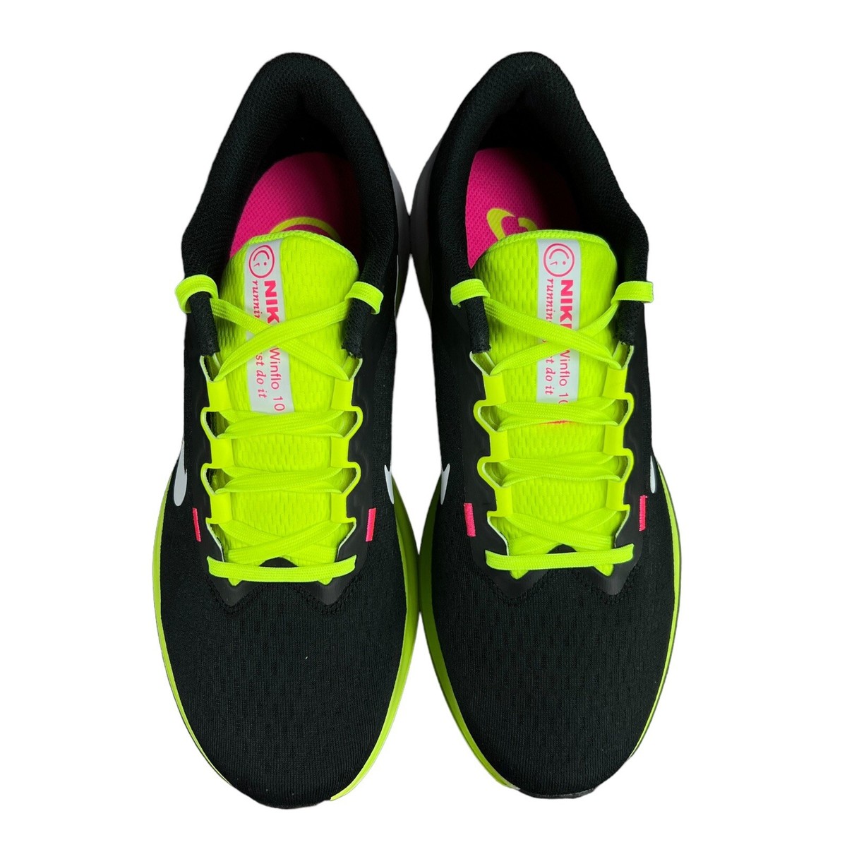 NIKE ランニングシューズ　ナイキAIR WINFLO 10　27.5㌢ Nike Air Winflo 10 XCC Black White Volt Hyper Pink Shoes