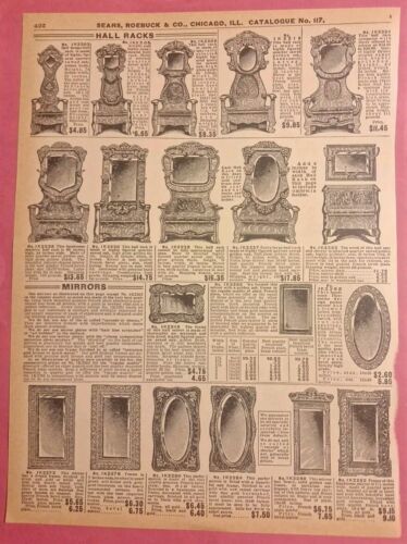 Furniture 1908 Sears Roebuck Vintage Advertisement Catalog Page - Picture 2 of 2