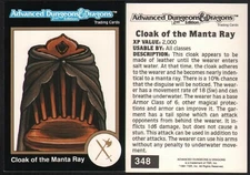 1991 TSR AD&D Gold Border Fantasy Art RPG Card 348 Dungeons & Dragons Magic Item