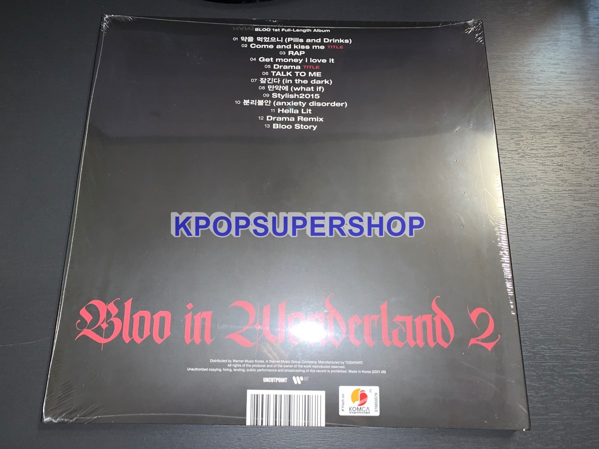 BLOO 1st Album Bloo in Wonderland 2 CD Photocard New Sealed
