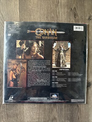 Conan The Barbarian 1991 Letterboxed Edition LASERDISC Arnold