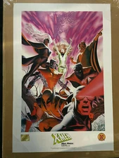 DYNAMIC FORCES X-MEN #107 (SPLASH PAGE) ALEX ROSS ART PRINT NM