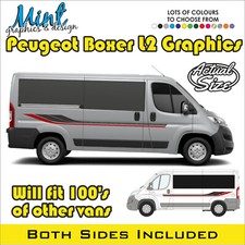 L1 PEUGEOT BOXER L2 MOTORHOME CAMPER VAN STRIPES GRAPHICS DECALS 013