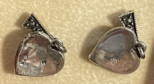 Vintage 925 Sterling Silber Markasiten Ohrringe. Pl1 - Bild 4 von 4