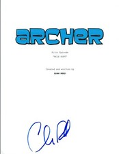 Chris Parnell Signed Autographed ARCHER "Mole Hunt" Pilot Episode Script COA 