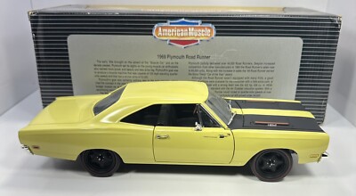 American Muscle 1/18 Scale 1969 Plymouth Road Runner W/GMP American Muscle 1/18 Scale 1969 Plymouth Road Runner W/GMP