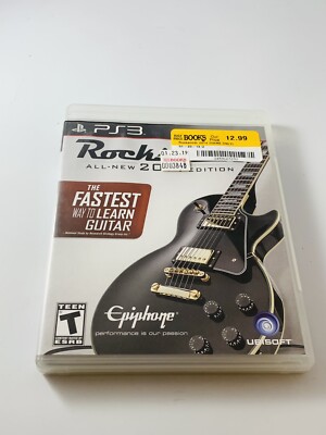 ROCKSMITH 2014 EDITION PS3 PLAYSTATION 3 MANUAL NO CABLE FREE SHIPPING