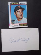 Dick McAulliffe Autograph on 3