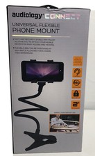 Audiology AU-CLMP-BLK Universal Flexible Phone Mount. New