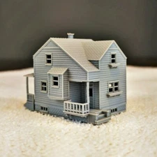 Z-Scale - Sears Edgemere 1920s Kit Home - 1:220 Scale Building House