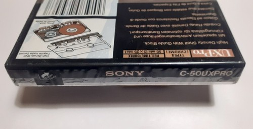 MUSICASSETTA MC TAPE VINTAGE NUOVA SIGILLATA SONY UX-PRO 50 (Made France) - Picture 3 of 6