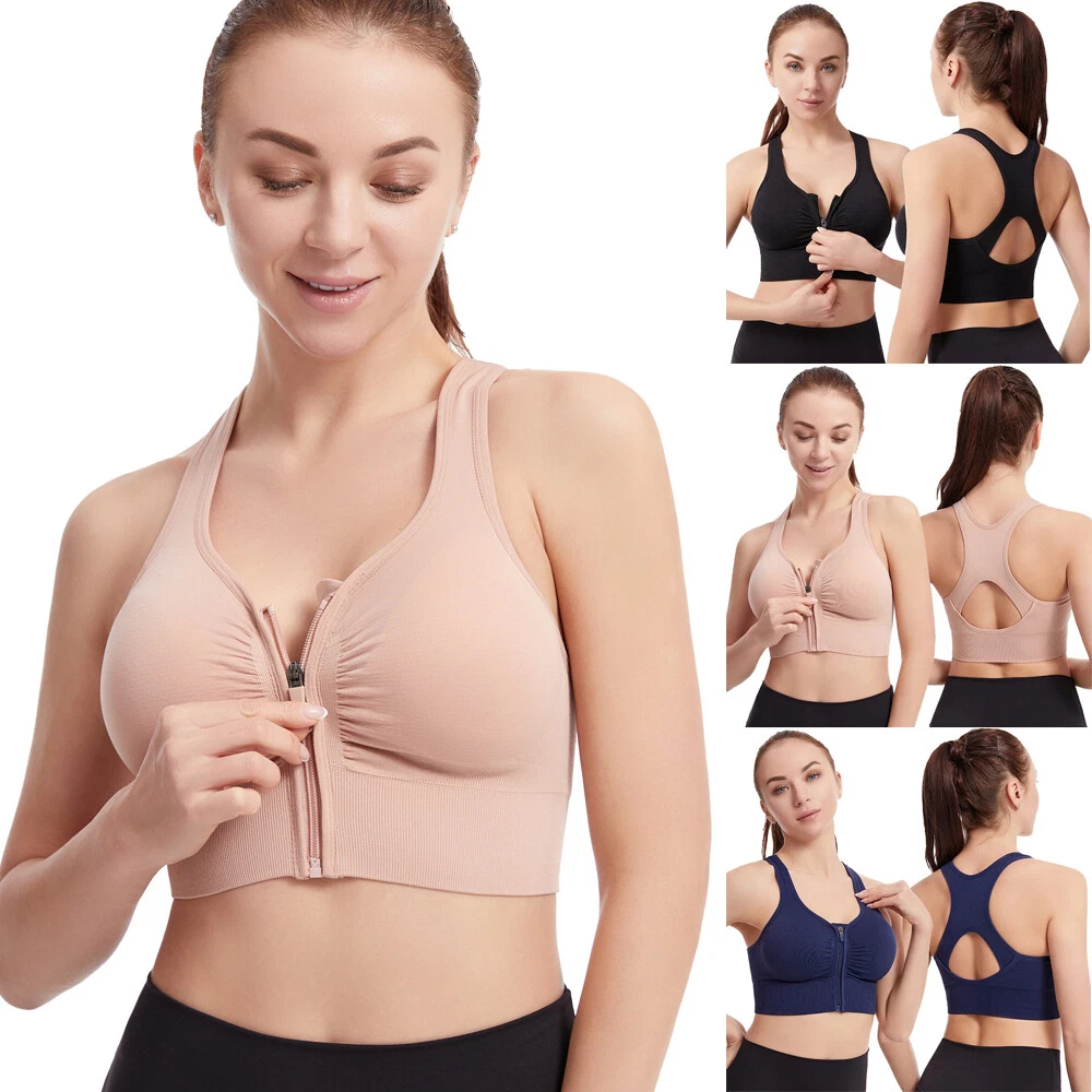 Zipper Sports Bras