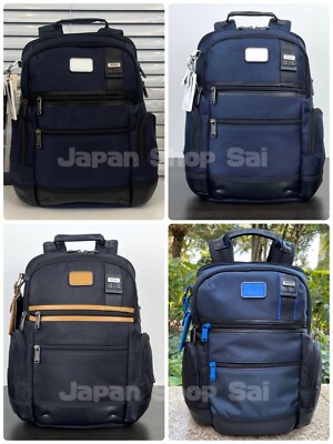 TUMI Parrish Backpack Solid Black Navy 4 Colors Laptop Business