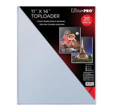 (20) Ultra Pro 11" x 14" Toploader Memorabilia Artwork Poster Photos Holder