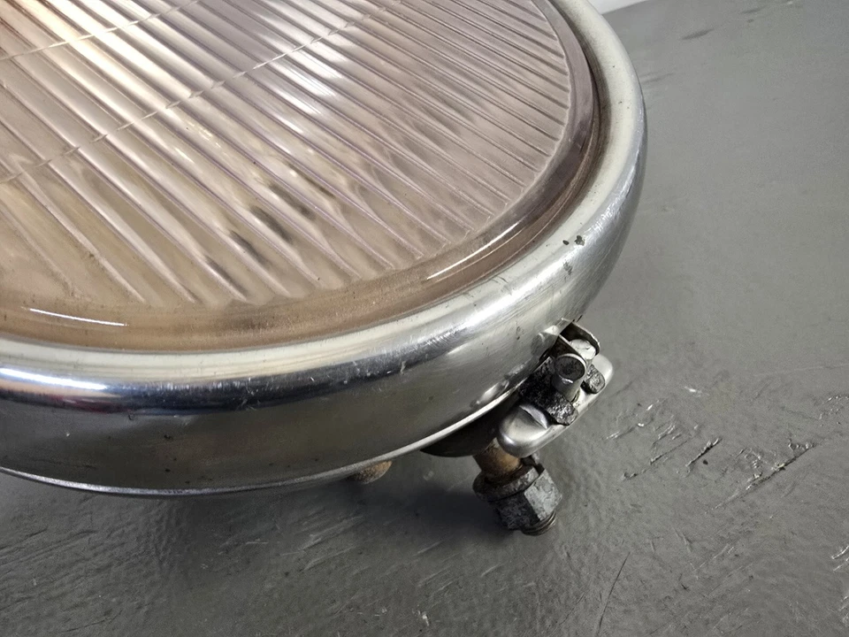 Vintage Model A Ford Headlight Bucket Lens 1930 1931 Stainless Oem Hot Rod  - Image 3 of 4