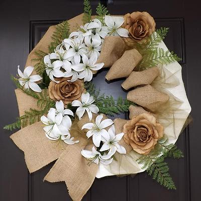 23'' Wonderful Unique Handmade Wreath - Susan
