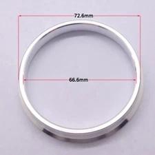 4pcs High Quality Aluminum Alloy Wheel Spacer Hub Centric Rings 72.6OD to 66.6ID