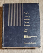 Pratt's Guide to Venture Capital Sources 1999 Edition Sealed Unopened Vintage