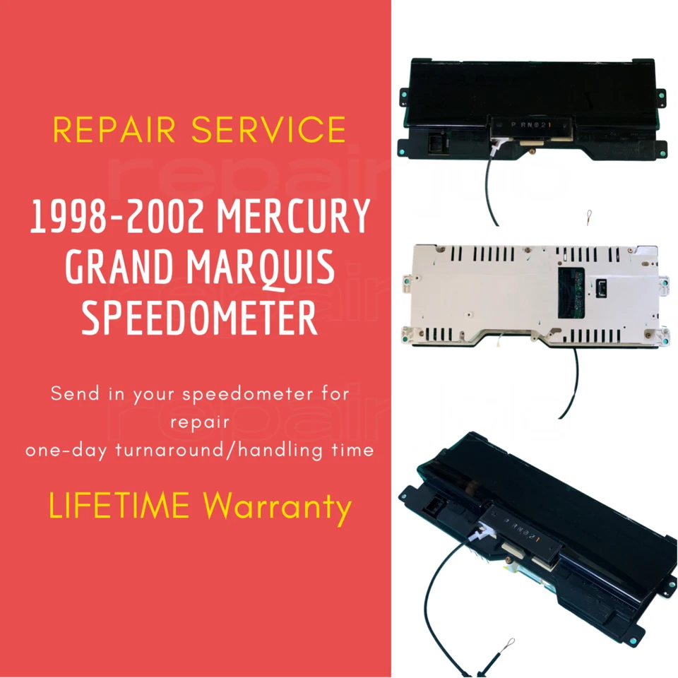 Grand Marquis Digital speedometer Gauge Cluster Repair Service 98 99 00 01 02 - Image 3 of 4