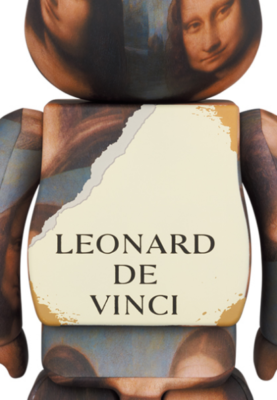 MEDICOM TOY BE@RBRICK Leonardo da Vinci Mona Lisa 100% 400