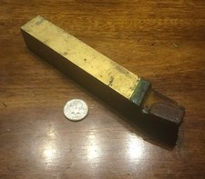 vintage carbide tipped LH lathe cutting bit 1 x 1 x 7 NTA firthite machine shop