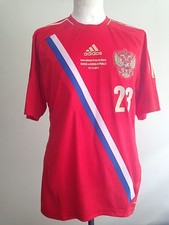 RUSSLAND CCCP UDSSR #23 KOMBAROV 2013 MATCH WORN FRIENDLY AGAINST KOREA REP. ADIDAS