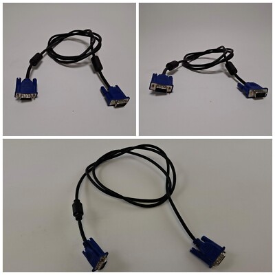 VGA Kabel | für PC TFT LCD CRT  HD Monitor TV Beamer Bildschirm | 1 Meter