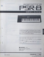 Yamaha PSR-8 Portatone Keyboard Original Service Manual Booklet