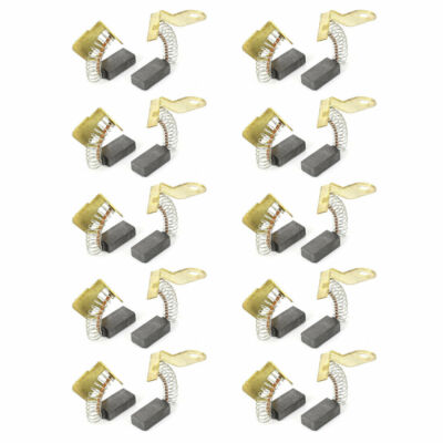 20 Pcs 3mm Hole Dia Electric Drill Motor Carbon Brush 12mm x 6mm x 4mm