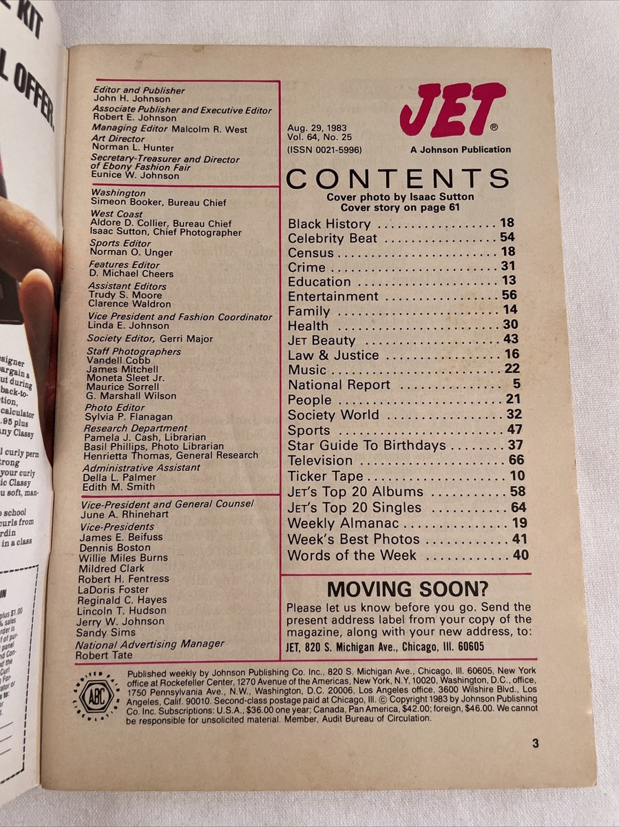 1983 August 29 JET Magazine, Flip Wilson Family More Important