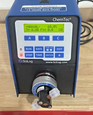 Scilog Chemtec Peristaltic Pump with Fluid-Metering RH1CTC Piston Pump Head