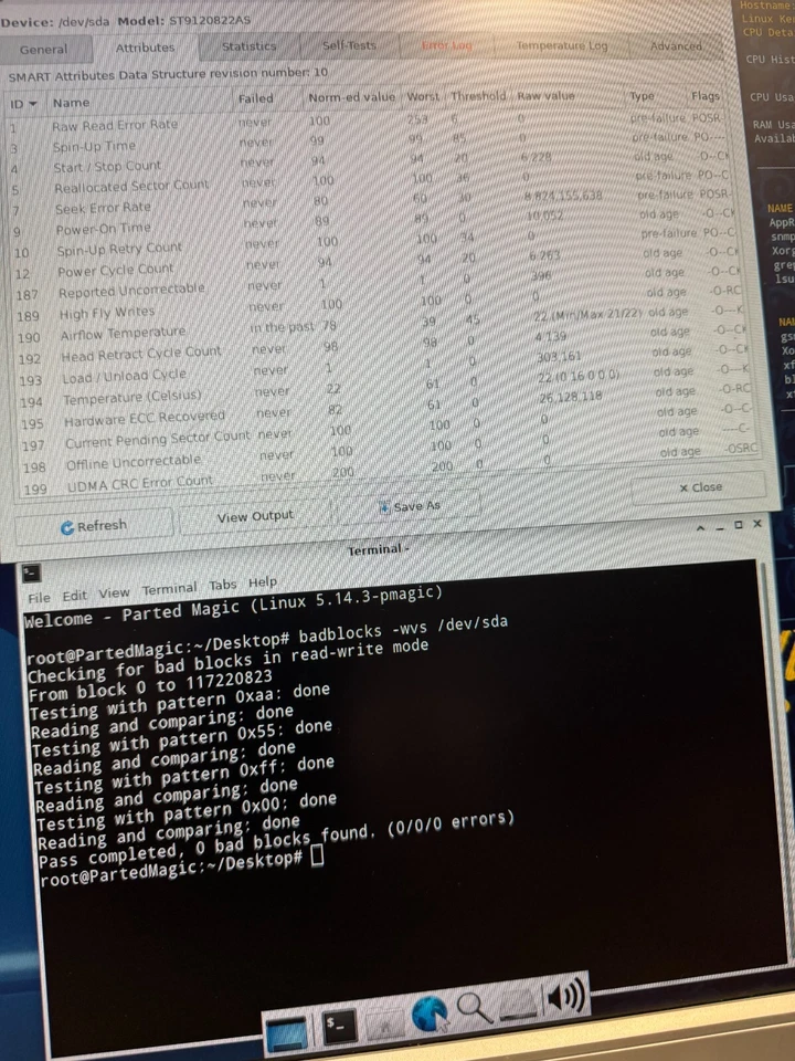 Seagate ST9120822AS 3.ALC WU 120gb Sata 2.5" - Image 2 of 4