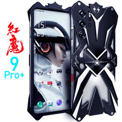 For ZTE nubia RedMagic 10 9S 9 8s 8 7s Pro+ Powerful Metal Armor Shockproof Case