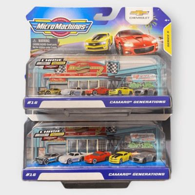 Micro Machines Series 5 Camaro Generations #16 CHASE RARE and ULTRA 67 Camaro SS