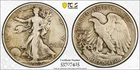 1927-s Walking Liberty Half Dollar PCGS F12