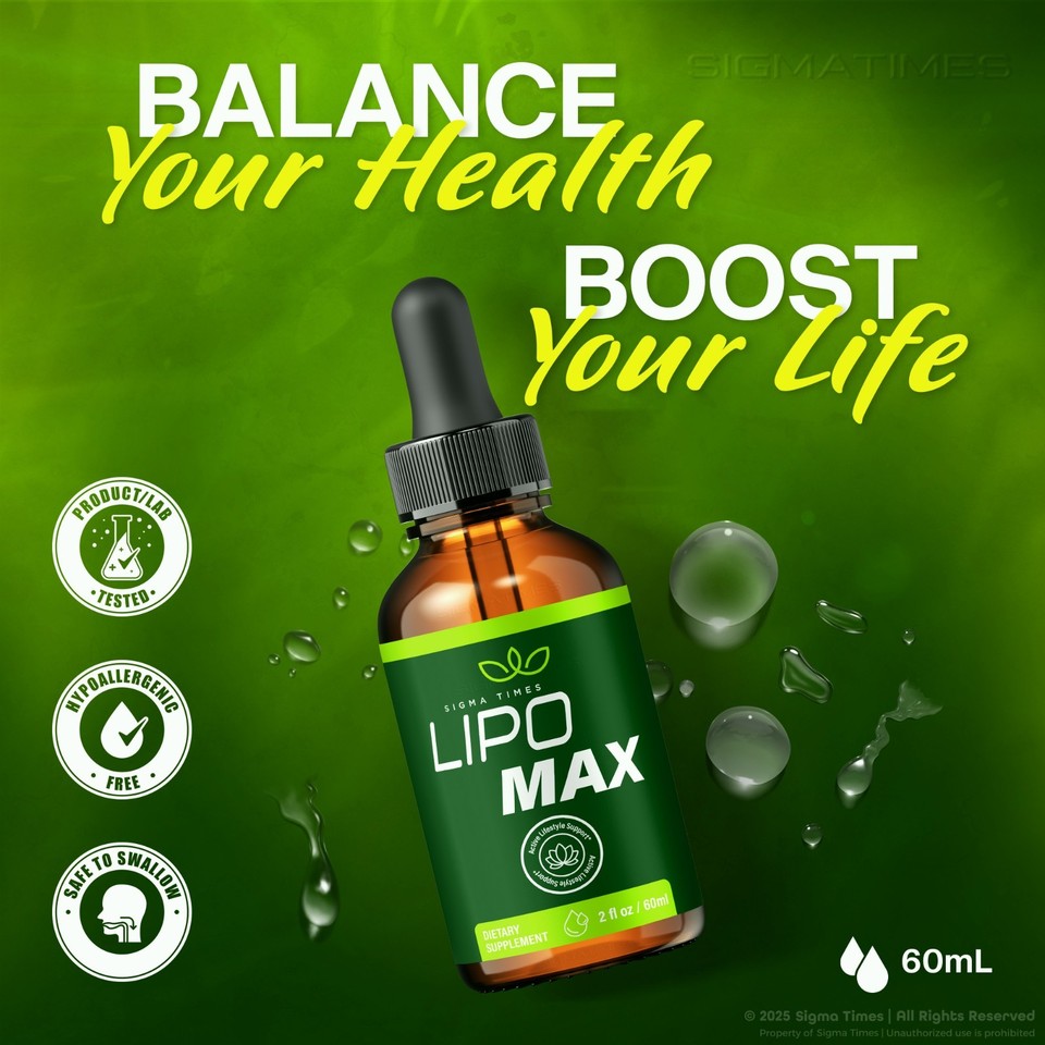 Lipo Max - Advanced LipoMax Fat-Burning Support for Weight Loss (30 ...