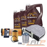 Inspektionspaket + 7L 5W-30 FÜR Mercedes C-KLASSE W204 S204 200 220 CDI BJ 07-14