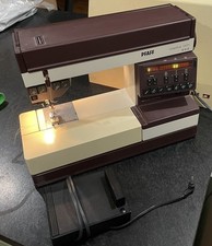 Pfaff Creative 1471 Sewing Machine With Case Power Cord Pedal