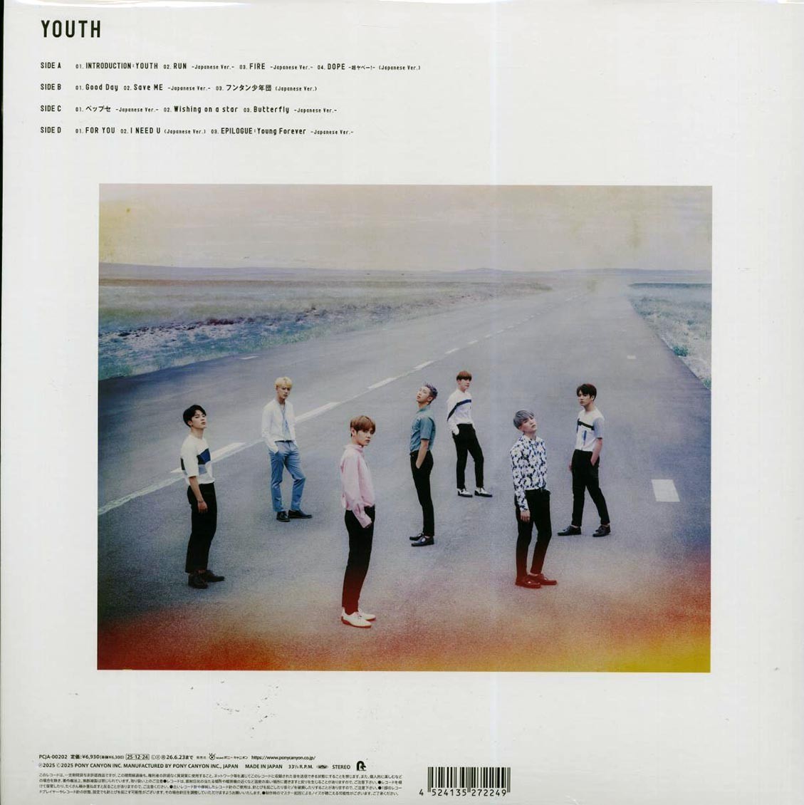 VINYL BTS - Youth | eBay