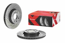 2x BREMBO Bremsscheibe XTRA LINE - Xtra 09.9078.1X für RENAULT NISSAN DACIA CLIO