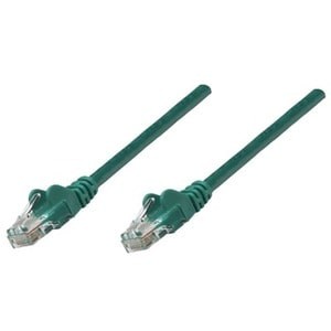 Intellinet Network Patch Cable Cat6 0.25M Green Cca U/Utp Pvc Rj45 Gold Plated C
