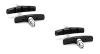 Xlc BS-V01 V-Brake Bremsschuhe 4Er Set 70 Mm Schwarz Alu Felge Ovp