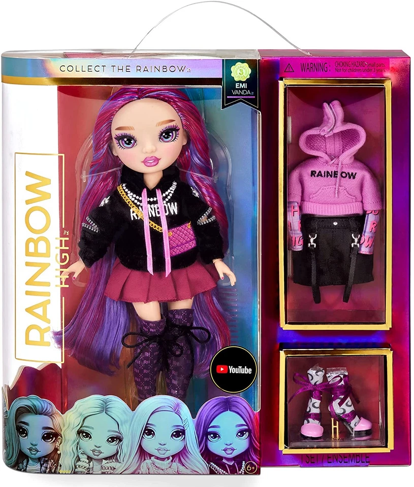 MGA ENTERTAINMENT B.V. Rainbow High Moda EMI Vanda Giocattolo da Collezione per Bambini