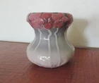 Weller Pottery Marked  ETNA  Vase - Rose Pink Flower with Trailing Stems