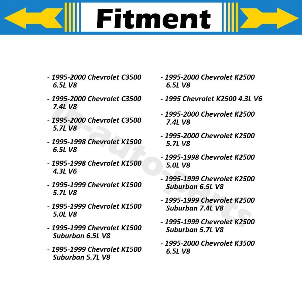 Kit de resistencia de motor soplador HVAC para Chevrolet C1500 1995 1996 1997 1998 1999 Foto 3 de 4