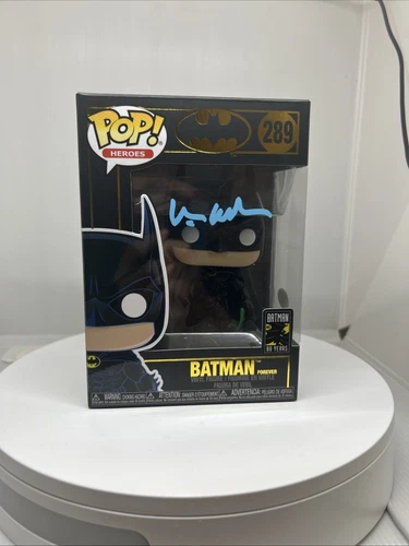 Funko Pop Heroes Batman Vinyl Figure #289 AUTOGRAPHED by Val Kilmer